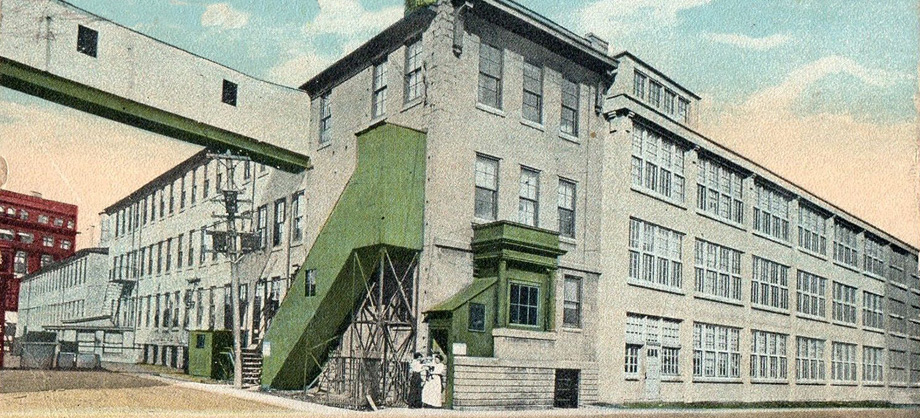 Niagara Silk Mills postcard