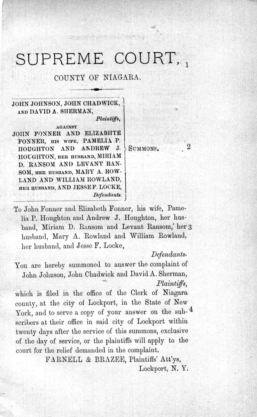 Scanned packet page 1 of the appellate case packet