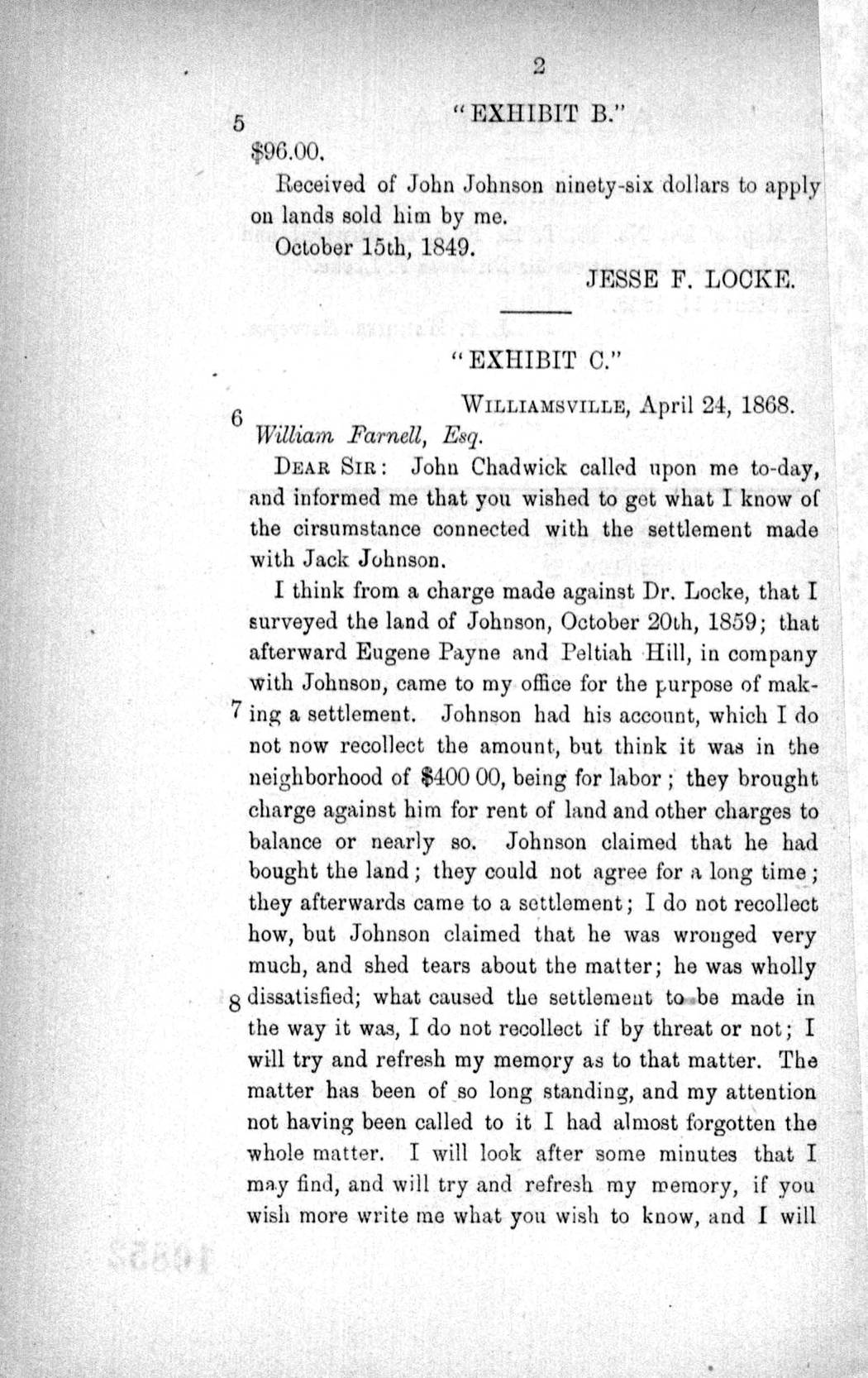 Scanned addenda page 2 of the appellate case packet
