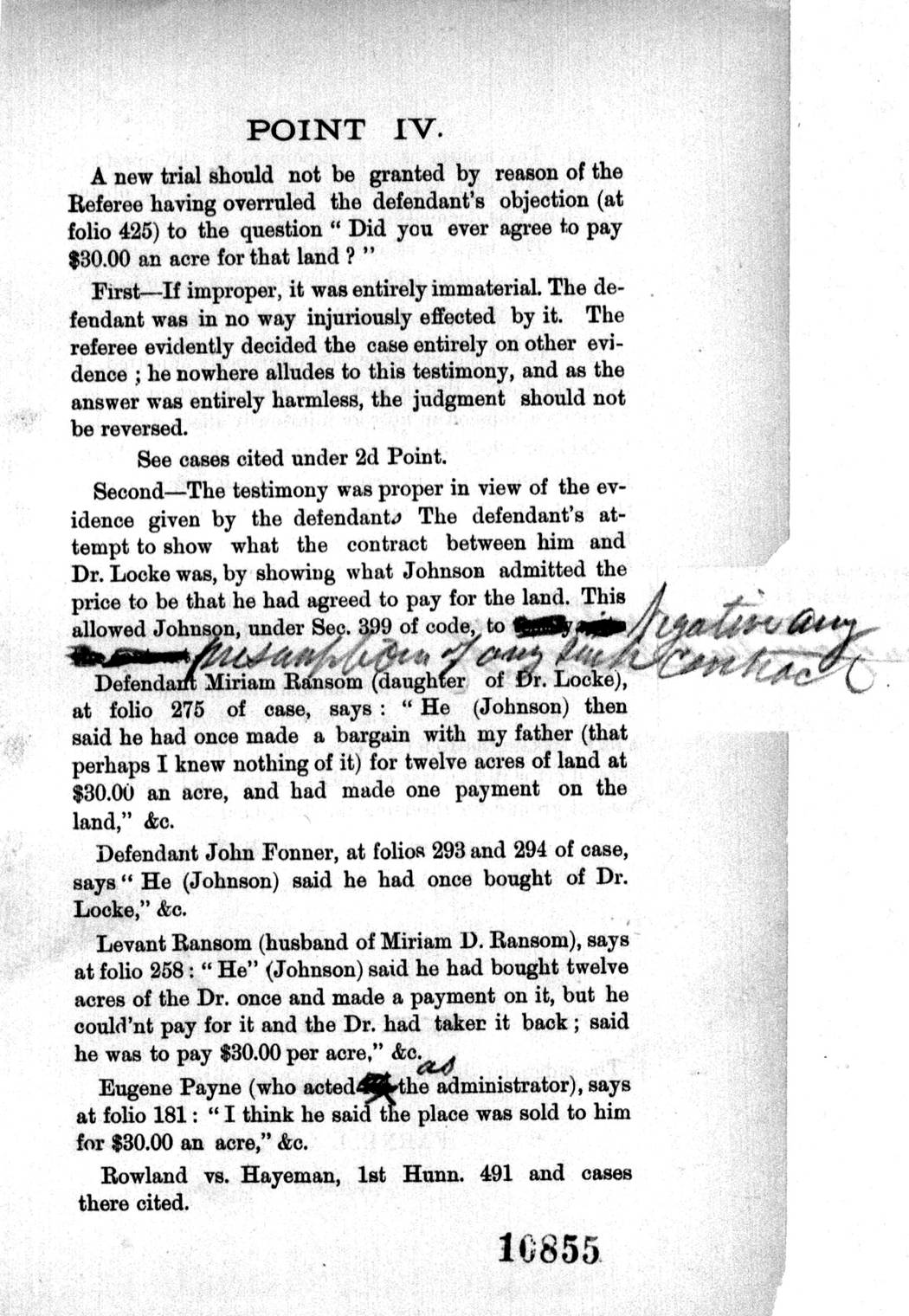 Scanned scan page 172 of the appellate case packet
