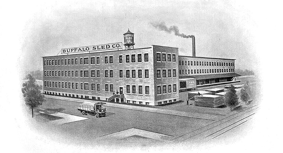 The Buffalo Sled company building at Schenck and Marion, c.1917